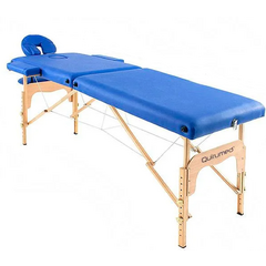 Fa masszázságy, kék