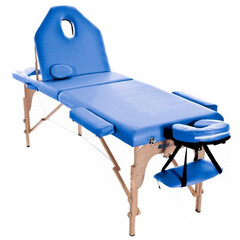 Álítható fa masszázságy, kék