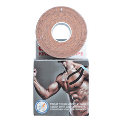 Kinezio szalag Ares 5 cm x 5 m, bézs