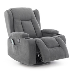 Relaxációs állítható fotel, szövet antracit