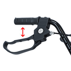 Könnyű szerkezetű rollátor UNIZDRAV, bordó