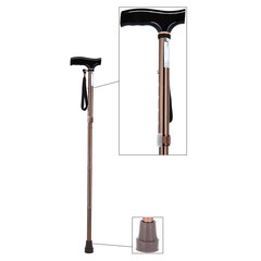 Összecsukható járóbot - bronz