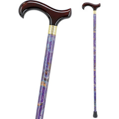 Fából készült sétabot - színes (91 cm)