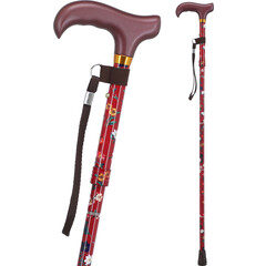 Színes összecsukható járóbot karpánttal (84 - 93 cm)