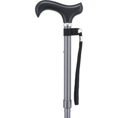 Összecsukható járóbot karpánttal (82 - 94 cm)