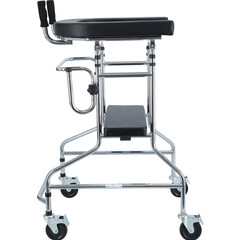 Kerekes járókeret támasztófelülettel és üléssel