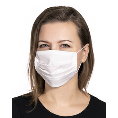 Pamut arcmaszk - gumis