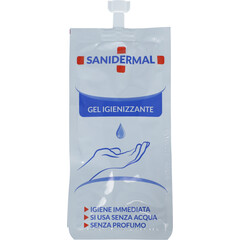 Fertőtlenítő kéztisztító gél Sanidermal, 30 ml - praktikus kiszerelés
