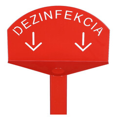 Kézfertőtlenítő állvány, 100 cm