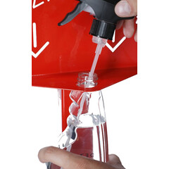 Kézfertőtlenítő állvány DEZIMAX fertőtlenítővel, 500 ml