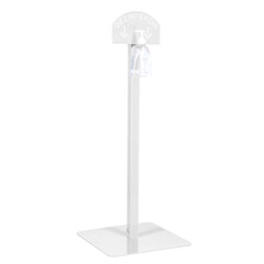 Fehér kézfertőtlenítő állvány Me Too fertőtlenítő géllel, 500 ml