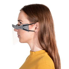 Arcvédő pajzs gumival, 1db