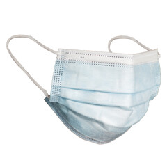 Gumis orvosi szájmaszk  - négyrétegű, 10 darab