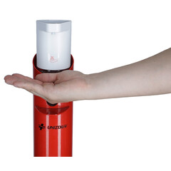 Automata fertőtlenítő adagoló állvánnyal UNIZDRAV, piros