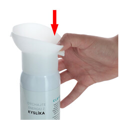 Oxigén palack ClearO2 Oxygen, szájcsővel, 15L