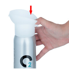 Oxigén palack ClearO2 Oxygen, szájcsővel, 15L