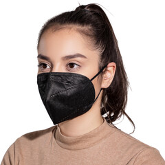 FFP2 szájmaszk, fekete