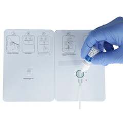 Nem invazív COVID-19 antigén gyorsteszt 99 % - os sikeraránnyal, 25 db