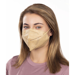 FFP2 szájmaszk, bézs