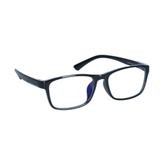 UNIZDRAV Kékfény szűrő szemüveg + szemüveg tartó tok, fekete - unisex