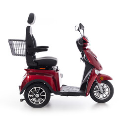 CHAMPION elektromos háromkerekű scooter - 1000 W-os motor, bordó