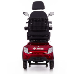 CHAMPION elektromos háromkerekű scooter -  1000 W-os motor, bordó