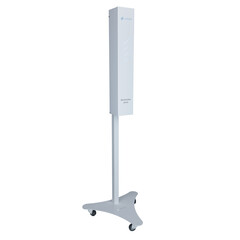 UNIZDRAV zárt germicid lámpa, gördíthető változat - fehér szín