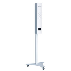 UNIZDRAV zárt germicidlámpa kijelzővel, gördíthető - fehér változat