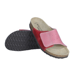 Egészségügyi ortopéd papucs - tipus: 56 rózsaszín-piros