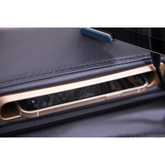 LUX 4D MASSAGER elektromos masszázsfotel, kék-arany