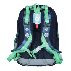 Iskolatáska MIRA kékeszöld