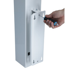 Zárt, falra szerelhető Germicid lámpa UNIZDRAV - fehér változat