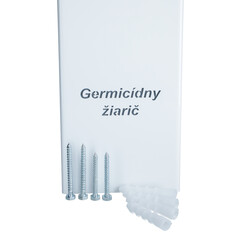 UNIZDRAV zárt germicid lámpa, fehér