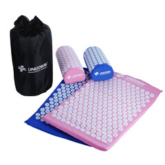 UNIZDRAV Akupresszúrás matrac párnával, rózsaszín