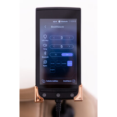 RelaxPro 3D MASSAGER elektromos masszázsfotel, fehér-barna