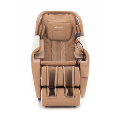 RelaxPro 3D MASSAGER elektromos masszázsfotel, fehér-barna