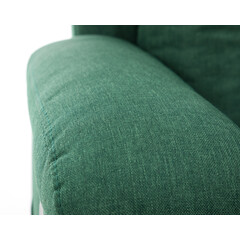 Relaxációs állítható fotel, smaragdzöld szövet