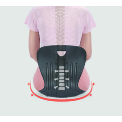 Curble Chair Comfy ergonomikus ülőke háttámlával a helyes testtartás érdekében, szürke