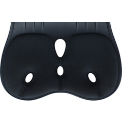 Curble Chair Wider ergonomikus ülőke háttámlával a helyes testtartás érdekében, fekete