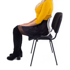 Curble Chair Wider ergonomikus ülőke háttámlával a helyes testtartás érdekében, fekete