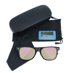 UNIZDRAV polarizált szemüveg - narancs + tok, szövet tok és tesztkészlet