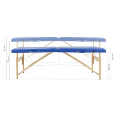 Fa masszázságy, lila