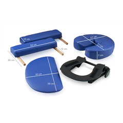 Fa masszázságy, lila