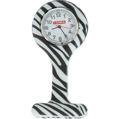 Szilikonos óra, zebrás