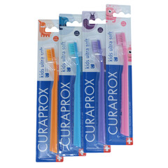 Gyermek fogkefe CURAPROX Kids, 4–12 éves korosztálynak