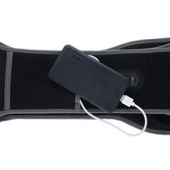 USB melegítő öv derék- és alhasi részre 2 az 1-ben, powerbankkal - grafén technológia