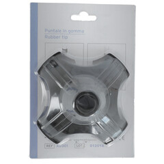 Állványos botvég gumi, négyágú