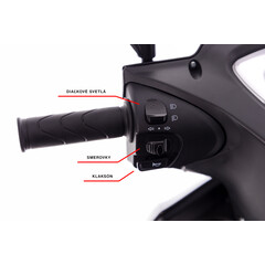 CHAMPION elektromos háromkerekű scooter -  1000W-os motor, fekete