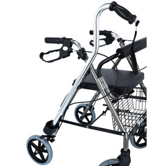 Könnyű szerkezetű rollátor, bordó