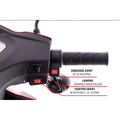 CHAMPION DUO elektromos háromkerekű kétszemélyes scooter időseknek és mozgáskorlátozottaknak -  1000W-os motor